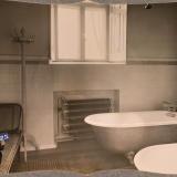 Екатеринодар. Вид части ванной комнаты, устроенной в лазарете общины, 1915 год