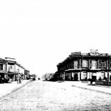 Екатеринодар. Вид Красной улицы к северу от войсковой гимназии, 1888 год.
