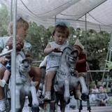 Краснодар. Карусели в детском сквере, 1972 год