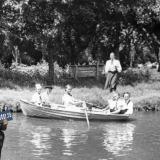 Краснодар. Горпарк, катание на лодках, 1958 год.