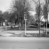 Краснодар. На улице Октябрьской. Перекрёсток c Тельмана, вид на восток. 1977 год.