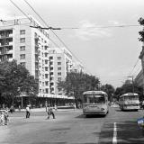 Краснодар. Перекресток ул. Красной и ул. Мира, вид на восток, 1971 год