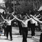Краснодар. Первомайская демонстрация. Завод ЗИП, 1 мая 1958