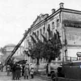Краснодар. Пожар на улице Седина. 50-е годы