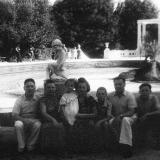 Краснодар. Семья Комарь в Горпарке, июль 1956 года.