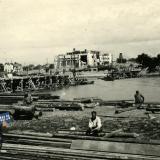 Краснодар. Строительство переправы через р.Кубань, август-сентябрь 1942 года