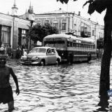 1954 год. 4 июня. Улица Сталина после дождя.