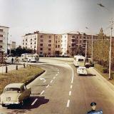 Красная. Улица Красная, перекрёсток с Офицерской. Март 1971 года.