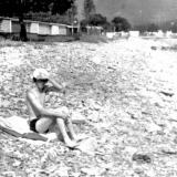 Южная Озереевка. Пляж у базы отдыха железнодорожников. 1975 год.