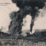 Туапсе. Окрестности Туапсе, горящий нефтяной фонтан, около 1911 года