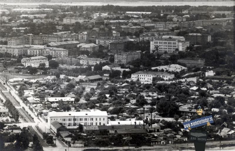 Краснодар. Вид на город, 1959 год